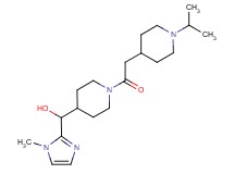{1-[(1-isopropyl-4-piperidinyl)acetyl]-4-piperidinyl}(1-methyl-1H-imidazol-2-yl)methanol