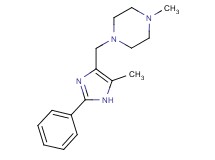 1-methyl-4-[(5-methyl-2-phenyl-1H-imidazol-4-yl)methyl]piperazine bis(trifluoroacetate)