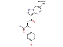 N-[(6-methylpyrazolo[1,5-a]pyrimidin-3-yl)carbonyl]-L-tyrosinamide