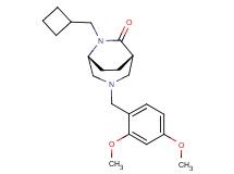 (1S*,5R*)-6-(cyclobutylmethyl)-3-(2,4-dimethoxybenzyl)-3,6-diazabicyclo[3.2.2]nonan-7-one