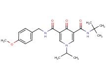 N-(tert-butyl)-1-isopropyl-N'-(4-methoxybenzyl)-4-oxo-1,4-dihydro-3,5-pyridinedicarboxamide