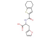 3-(2-furyl)-N-(4,5,6,7-tetrahydro-1-benzothien-2-ylcarbonyl)alanine