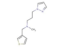 N-methyl-3-(1H-pyrazol-1-yl)-N-(3-thienylmethyl)propan-1-amine