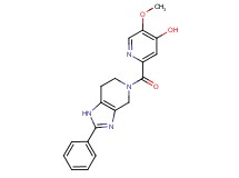 5-methoxy-2-[(2-phenyl-1,4,6,7-tetrahydro-5H-imidazo[4,5-c]pyridin-5-yl)carbonyl]-4-pyridinol