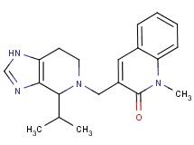 3-[(4-isopropyl-1,4,6,7-tetrahydro-5H-imidazo[4,5-c]pyridin-5-yl)methyl]-1-methylquinolin-2(1H)-one