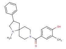 2-methyl-4-[(1-methyl-3-phenyl-1,8-diazaspiro[4.5]dec-8-yl)carbonyl]phenol
