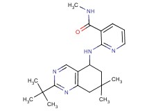 2-[(2-tert-butyl-7,7-dimethyl-5,6,7,8-tetrahydroquinazolin-5-yl)amino]-N-methylnicotinamide