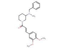 N-benzyl-1-[(2E)-3-(3,4-dimethoxyphenyl)-2-propenoyl]-N-methyl-3-piperidinamine