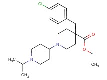 ethyl 4-(4-chlorobenzyl)-1'-isopropyl-1,4'-bipiperidine-4-carboxylate