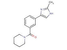 1-[3-(2-methyl-1H-imidazol-4-yl)benzoyl]piperidine