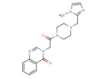 3-(2-{4-[(1-methyl-1H-imidazol-2-yl)methyl]piperazin-1-yl}-2-oxoethyl)quinazolin-4(3H)-one
