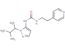 N-[1-(1,2-dimethylpropyl)-1H-pyrazol-5-yl]-N'-(2-pyridin-4-ylethyl)urea