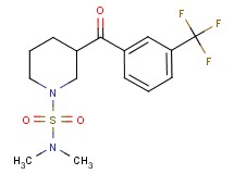 N,N-dimethyl-3-[3-(trifluoromethyl)benzoyl]-1-piperidinesulfonamide