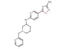 5-(3-methyl-1,2,4-oxadiazol-5-yl)-N-[1-(2-pyridinylmethyl)-3-piperidinyl]-2-pyridinamine
