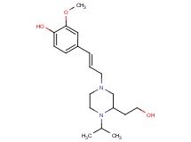 4-{(1E)-3-[3-(2-hydroxyethyl)-4-isopropyl-1-piperazinyl]-1-propen-1-yl}-2-methoxyphenol