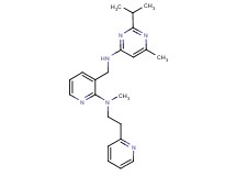 2-isopropyl-6-methyl-N-({2-[methyl(2-pyridin-2-ylethyl)amino]pyridin-3-yl}methyl)pyrimidin-4-amine