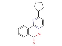 2-(4-cyclopentylpyrimidin-2-yl)benzoic acid