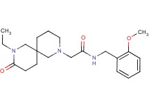 2-(8-ethyl-9-oxo-2,8-diazaspiro[5.5]undec-2-yl)-N-(2-methoxybenzyl)acetamide