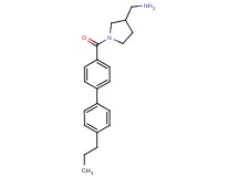 ({1-[(4'-propyl-4-biphenylyl)carbonyl]-3-pyrrolidinyl}methyl)amine hydrochloride