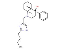 (4S*,4aS*,8aS*)-1-[(2-butyl-1H-imidazol-4-yl)methyl]-4-phenyldecahydro-4-quinolinol