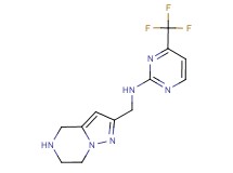 N-(4,5,6,7-tetrahydropyrazolo[1,5-a]pyrazin-2-ylmethyl)-4-(trifluoromethyl)pyrimidin-2-amine