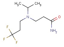 3-[isopropyl(3,3,3-trifluoropropyl)amino]propanamide