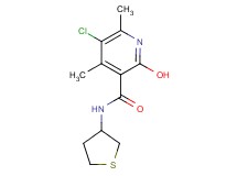 5-chloro-2-hydroxy-4,6-dimethyl-N-(tetrahydro-3-thienyl)nicotinamide