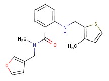 N-(3-furylmethyl)-N-methyl-2-{[(3-methyl-2-thienyl)methyl]amino}benzamide