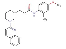 N-(4-methoxy-2-methylphenyl)-3-[1-(2-quinolinyl)-3-piperidinyl]propanamide