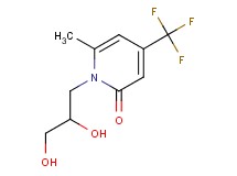 1-(2,3-dihydroxypropyl)-6-methyl-4-(trifluoromethyl)pyridin-2(1H)-one