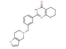 2-[3-(6,7-dihydrothieno[3,2-c]pyridin-5(4H)-ylmethyl)phenyl]-5,6,7,8-tetrahydro-4(3H)-quinazolinone