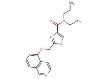 N-ethyl-2-[(isoquinolin-5-yloxy)methyl]-N-propyl-1,3-oxazole-4-carboxamide