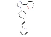2-((E)-2-{4-[2-(tetrahydro-2H-pyran-2-yl)-1H-imidazol-1-yl]phenyl}vinyl)pyridine