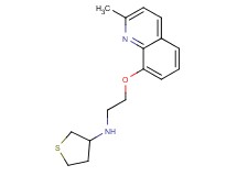 N-{2-[(2-methylquinolin-8-yl)oxy]ethyl}tetrahydrothiophen-3-amine