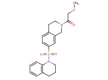 1-{[2-(methoxyacetyl)-1,2,3,4-tetrahydroisoquinolin-7-yl]sulfonyl}-1,2,3,4-tetrahydroquinoline