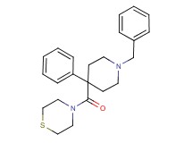 4-[(1-benzyl-4-phenyl-4-piperidinyl)carbonyl]thiomorpholine