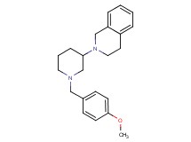 2-[1-(4-methoxybenzyl)-3-piperidinyl]-1,2,3,4-tetrahydroisoquinoline