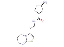 rel-(1S,3R)-3-amino-N-[2-(6,7-dihydro-5H-[1,3]thiazolo[3,2-a]pyrimidin-3-yl)ethyl]cyclopentanecarboxamide dihydrochloride