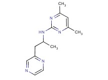 4,6-dimethyl-N-(1-methyl-2-pyrazin-2-ylethyl)pyrimidin-2-amine
