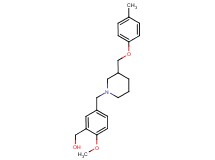 [2-methoxy-5-({3-[(4-methylphenoxy)methyl]piperidin-1-yl}methyl)phenyl]methanol