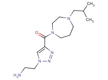(2-{4-[(4-isobutyl-1,4-diazepan-1-yl)carbonyl]-1H-1,2,3-triazol-1-yl}ethyl)amine