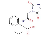 1-{[(2,5-dioxo-1-imidazolidinyl)acetyl]amino}-1,2,3,4-tetrahydro-1-naphthalenecarboxylic acid