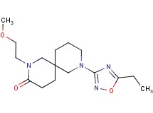 8-(5-ethyl-1,2,4-oxadiazol-3-yl)-2-(2-methoxyethyl)-2,8-diazaspiro[5.5]undecan-3-one