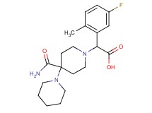 [4'-(aminocarbonyl)-1,4'-bipiperidin-1'-yl](5-fluoro-2-methylphenyl)acetic acid