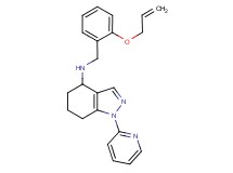 N-[2-(allyloxy)benzyl]-1-(2-pyridinyl)-4,5,6,7-tetrahydro-1H-indazol-4-amine