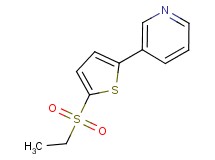 3-[5-(ethylsulfonyl)-2-thienyl]pyridine