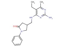 4-{[(2-amino-5-ethyl-6-methylpyrimidin-4-yl)amino]methyl}-1-phenylpyrrolidin-2-one
