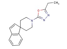 1'-(5-ethyl-1,3,4-oxadiazol-2-yl)spiro[indene-1,4'-piperidine]