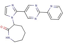 3-[2-(2-pyridin-2-ylpyrimidin-5-yl)-1H-imidazol-1-yl]azepan-2-one