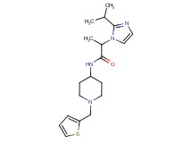 2-(2-isopropyl-1H-imidazol-1-yl)-N-[1-(2-thienylmethyl)-4-piperidinyl]propanamide